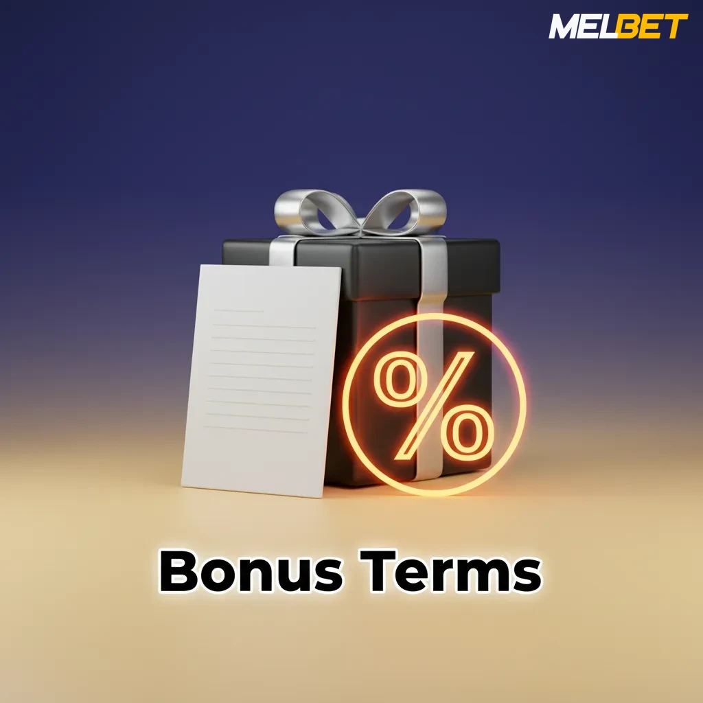 Bonus terms graphic for Bangladesh: 18+ eligibility, one bonus, wagering, sports/casino rules, codes, expiry, BDT.