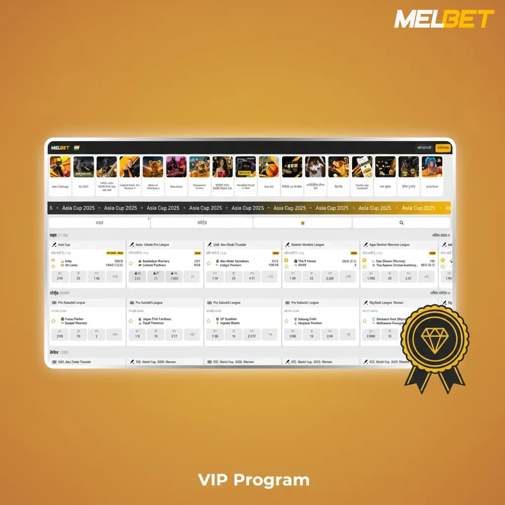 VIP loyalty program with tiered rewards: cashback, exclusive promos, priority support, tailored sports & casino offers